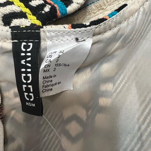 Eclectic Print H&M Crop Top NWT - Picture 6 of 6